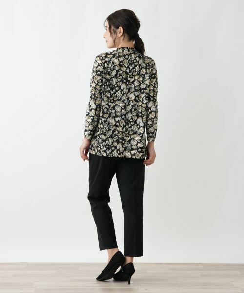 Leilian / レリアン シャツ・ブラウス | プリントバンドカラーブラウス【Leilian WHITE LABEL】 | 詳細9