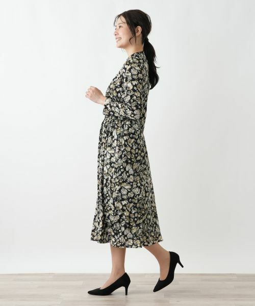 Leilian / レリアン ミニ・ひざ丈スカート | プリントフレアスカート【Leilian WHITE LABEL】 | 詳細11