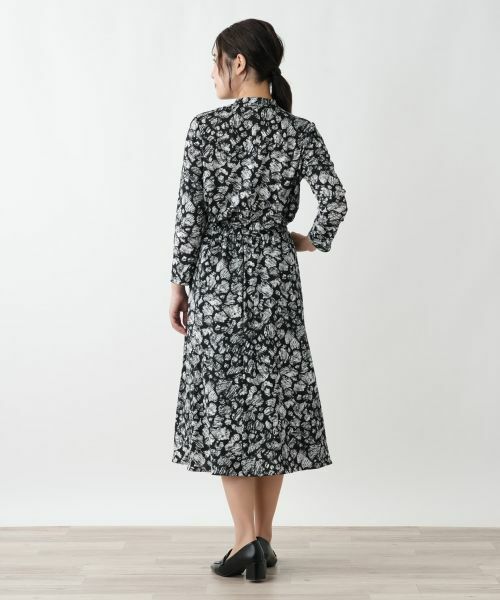 Leilian / レリアン ミニ・ひざ丈スカート | プリントフレアスカート【Leilian WHITE LABEL】 | 詳細6