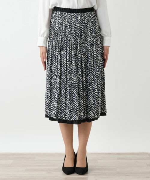 Leilian / レリアン ロング・マキシ丈スカート | リバーシブルプリーツスカート【Leilian WHITE LABEL】 | 詳細17