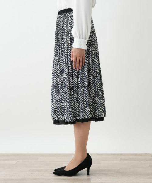 Leilian / レリアン ロング・マキシ丈スカート | リバーシブルプリーツスカート【Leilian WHITE LABEL】 | 詳細18