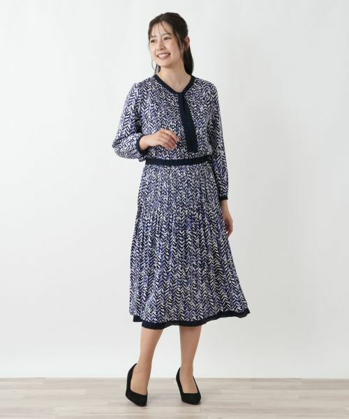 Leilian / レリアン ロング・マキシ丈スカート | リバーシブルプリーツスカート【Leilian WHITE LABEL】 | 詳細4