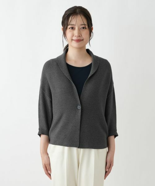 Leilian / レリアン カーディガン・ボレロ | ショールカラードルマンカーディガン【Leilian WHITE LABEL】 | 詳細12