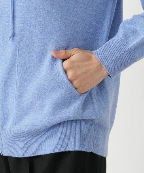 Leilian / レリアン カーディガン・ボレロ | カシミヤ混ニットパーカ【Leilian WHITE LABEL】 | 詳細13