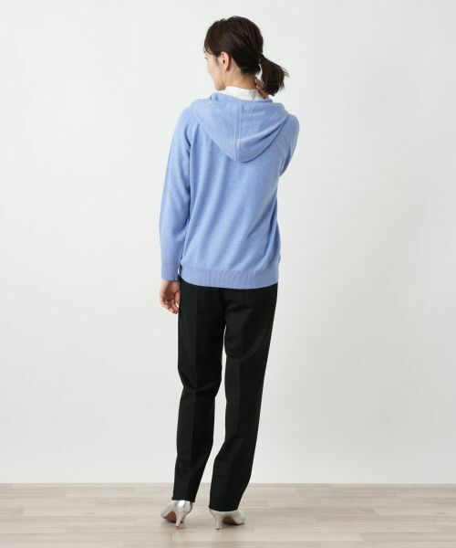 Leilian / レリアン カーディガン・ボレロ | カシミヤ混ニットパーカ【Leilian WHITE LABEL】 | 詳細6