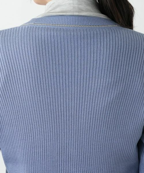 Leilian / レリアン カーディガン・ボレロ | Vネックカーディガン【Leilian WHITE LABEL】 | 詳細11