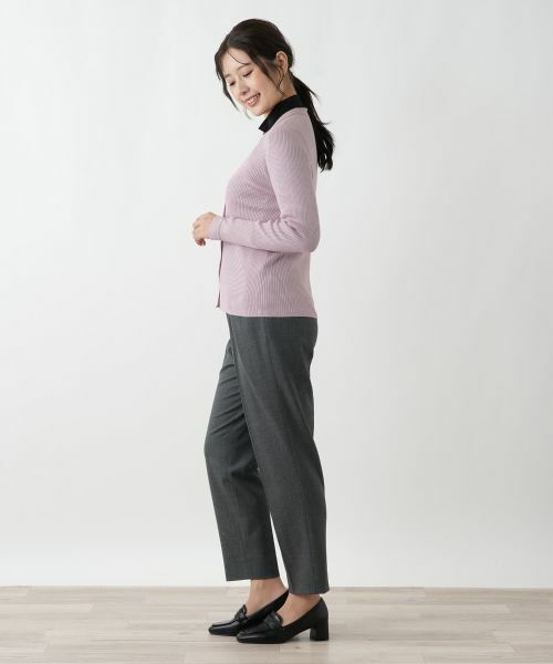 Leilian / レリアン カーディガン・ボレロ | Vネックカーディガン【Leilian WHITE LABEL】 | 詳細2