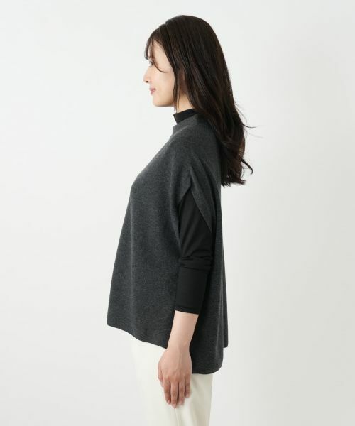 Leilian / レリアン テーラードジャケット | ボトルネックニットベスト【Leilian WHITE LABEL】 | 詳細15