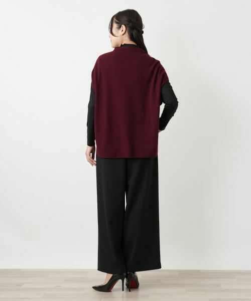 Leilian / レリアン テーラードジャケット | ボトルネックニットベスト【Leilian WHITE LABEL】 | 詳細3