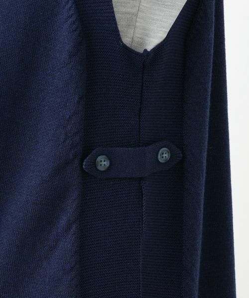 Leilian / レリアン テーラードジャケット | サイドスリットニットベスト【Leilian WHITE LABEL】 | 詳細13