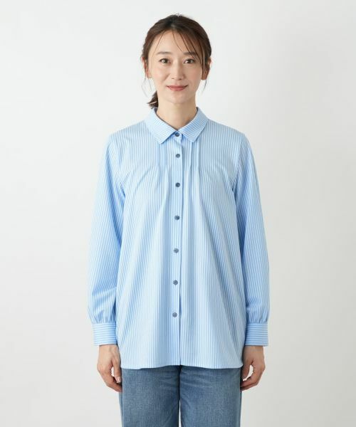 Leilian / レリアン シャツ・ブラウス | ストライプシャツブラウス【Leilian WHITE LABEL】 | 詳細10