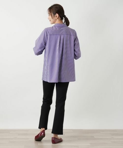 Leilian / レリアン シャツ・ブラウス | ストライプシャツブラウス【Leilian WHITE LABEL】 | 詳細6