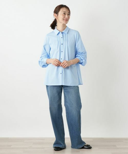 Leilian / レリアン シャツ・ブラウス | ストライプシャツブラウス【Leilian WHITE LABEL】 | 詳細7