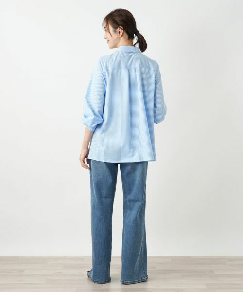 Leilian / レリアン シャツ・ブラウス | ストライプシャツブラウス【Leilian WHITE LABEL】 | 詳細9
