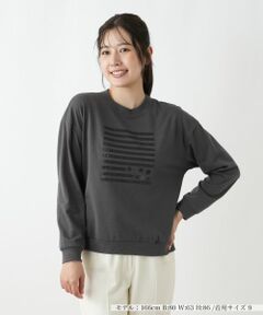 Leilian / レリアン カットソー | ビジュークルーネックカットソー【Leilian WHITE LABEL】