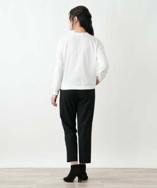 Leilian / レリアン カットソー | ビジュークルーネックカットソー【Leilian WHITE LABEL】 | 詳細6