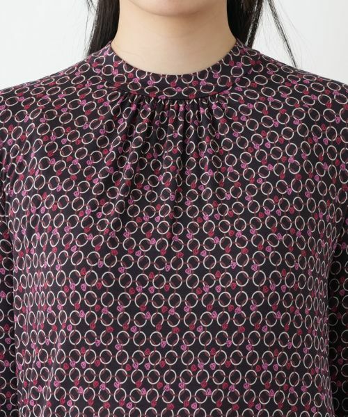 Leilian / レリアン カットソー | 幾何学柄ハイネックカットソー【Leilian WHITE LABEL】 | 詳細10