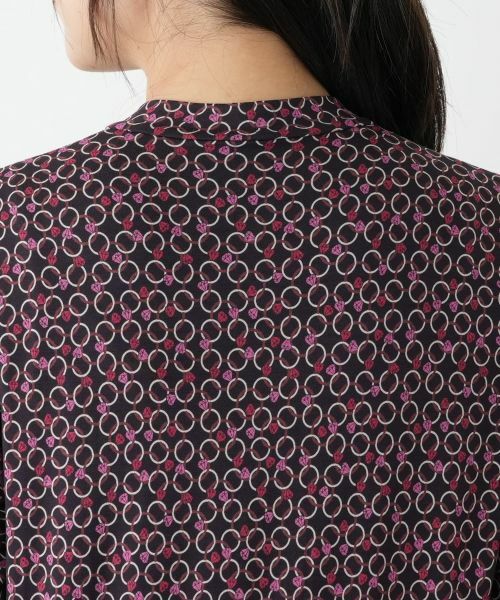 Leilian / レリアン カットソー | 幾何学柄ハイネックカットソー【Leilian WHITE LABEL】 | 詳細11