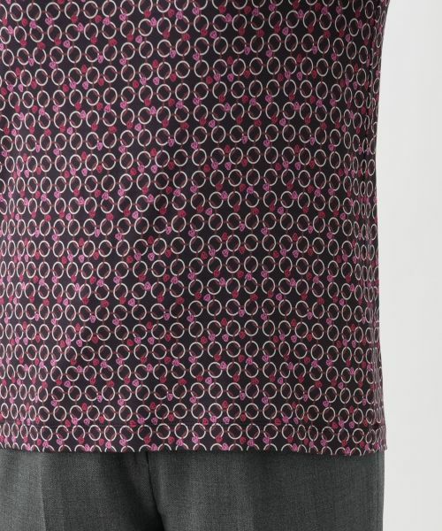 Leilian / レリアン カットソー | 幾何学柄ハイネックカットソー【Leilian WHITE LABEL】 | 詳細13