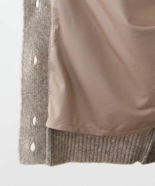 Leilian / レリアン カーディガン・ボレロ | 襟付きアーガイル柄カーディガン | 詳細12