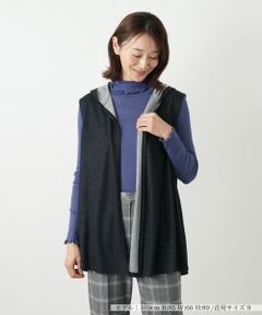 Leilian / レリアン テーラードジャケット | フーデッドベスト【Leilian WHITE LABEL】