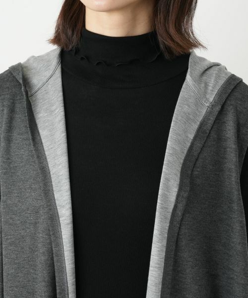 Leilian / レリアン テーラードジャケット | フーデッドベスト【Leilian WHITE LABEL】 | 詳細10