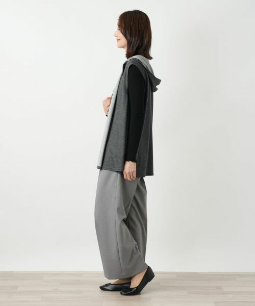 Leilian / レリアン テーラードジャケット | フーデッドベスト【Leilian WHITE LABEL】 | 詳細5