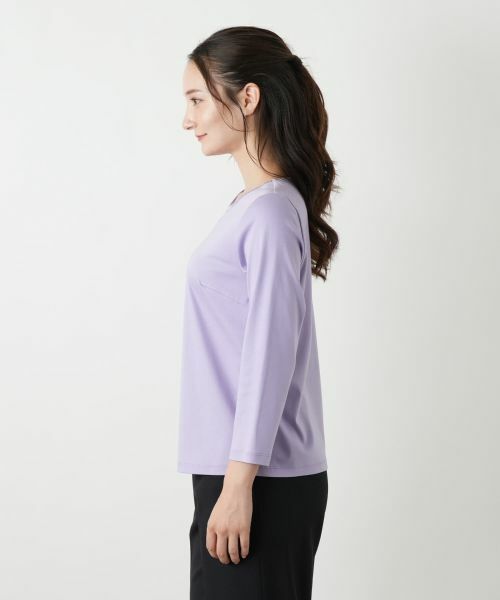 Leilian / レリアン カットソー | 刺繍クルーネックカットソー【Leilian WHITE LABEL】 | 詳細11