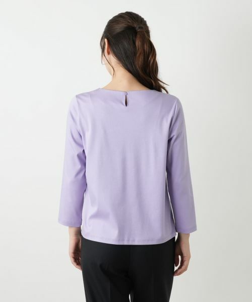 Leilian / レリアン カットソー | 刺繍クルーネックカットソー【Leilian WHITE LABEL】 | 詳細12