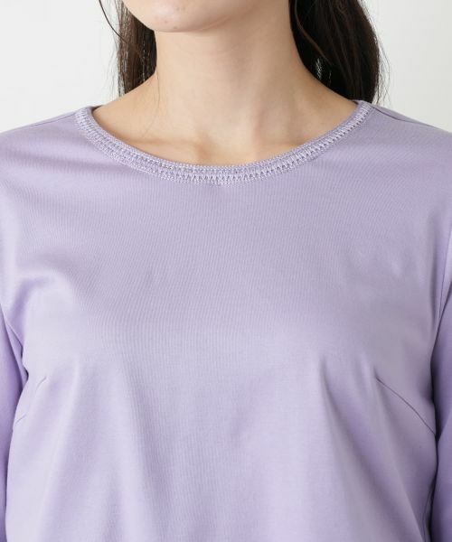 Leilian / レリアン カットソー | 刺繍クルーネックカットソー【Leilian WHITE LABEL】 | 詳細13
