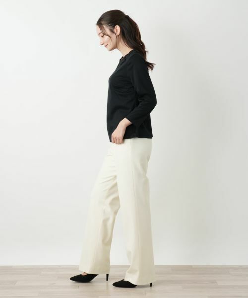 Leilian / レリアン カットソー | レース刺繍カットソー【Leilian WHITE LABEL】 | 詳細2