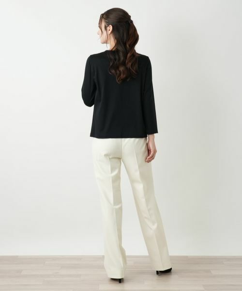 Leilian / レリアン カットソー | レース刺繍カットソー【Leilian WHITE LABEL】 | 詳細3