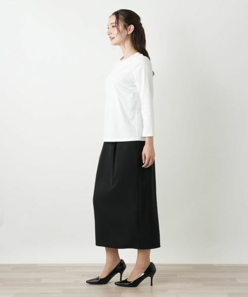 Leilian / レリアン カットソー | レース刺繍カットソー【Leilian WHITE LABEL】 | 詳細5