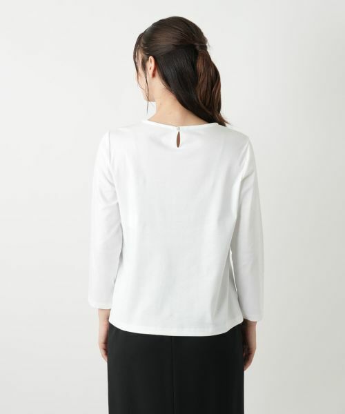 Leilian / レリアン カットソー | レース刺繍カットソー【Leilian WHITE LABEL】 | 詳細9