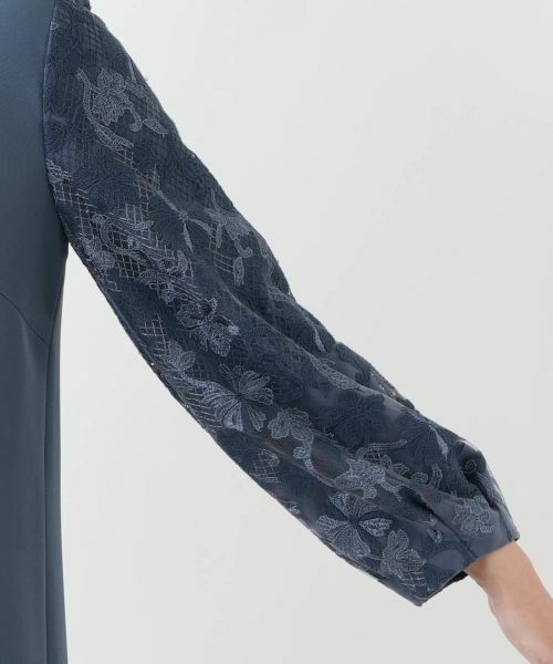 Leilian / レリアン ドレス | スリーブ切替ワンピース【Leilian WHITE LABEL】 | 詳細12