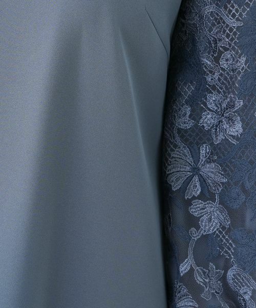 Leilian / レリアン ドレス | スリーブ切替ワンピース【Leilian WHITE LABEL】 | 詳細16