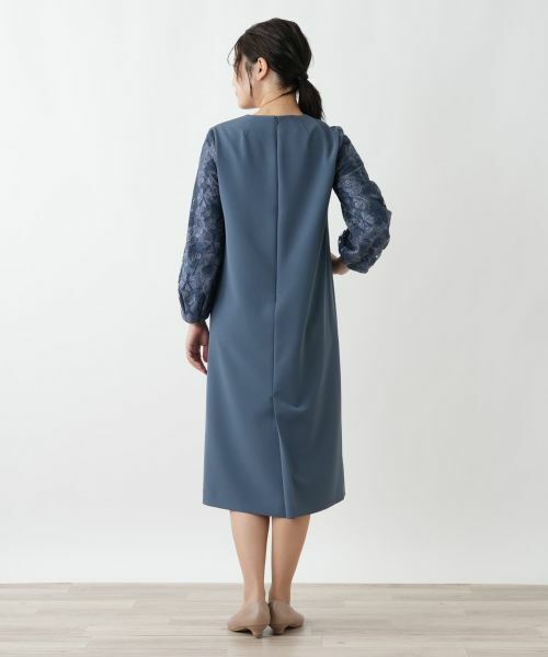 Leilian / レリアン ドレス | スリーブ切替ワンピース【Leilian WHITE LABEL】 | 詳細6