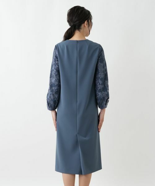 Leilian / レリアン ドレス | スリーブ切替ワンピース【Leilian WHITE LABEL】 | 詳細9