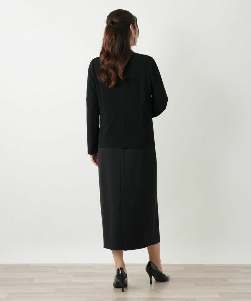 Leilian / レリアン テーラードジャケット | ノーカラージャケット【Leilian WHITE LABEL】 | 詳細3