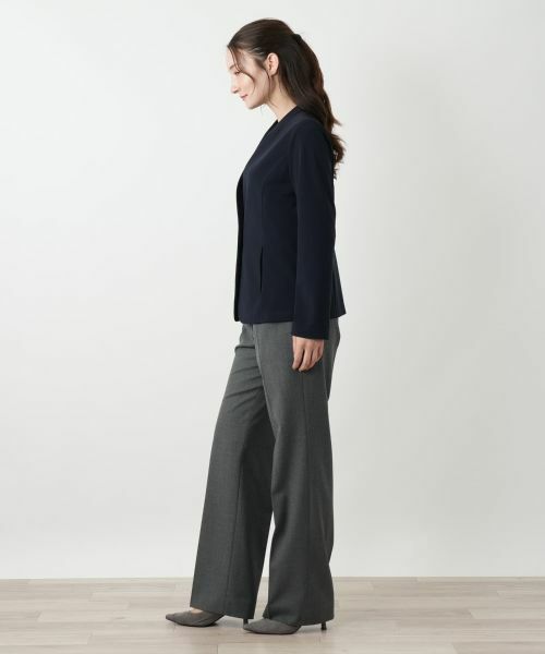 Leilian / レリアン テーラードジャケット | ノーカラージャケット【Leilian WHITE LABEL】 | 詳細5