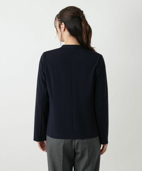 Leilian / レリアン テーラードジャケット | ノーカラージャケット【Leilian WHITE LABEL】 | 詳細9