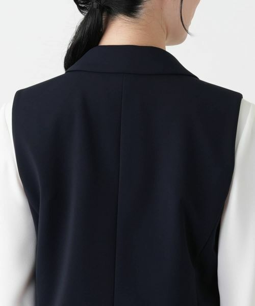 Leilian / レリアン テーラードジャケット | ラペルドベスト【Leilian WHITE LABEL】 | 詳細11
