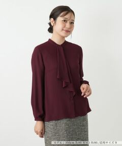 Leilian / レリアン シャツ・ブラウス | ボウタイ風ブラウス【セレモニー】【Leilian WHITE LABEL】