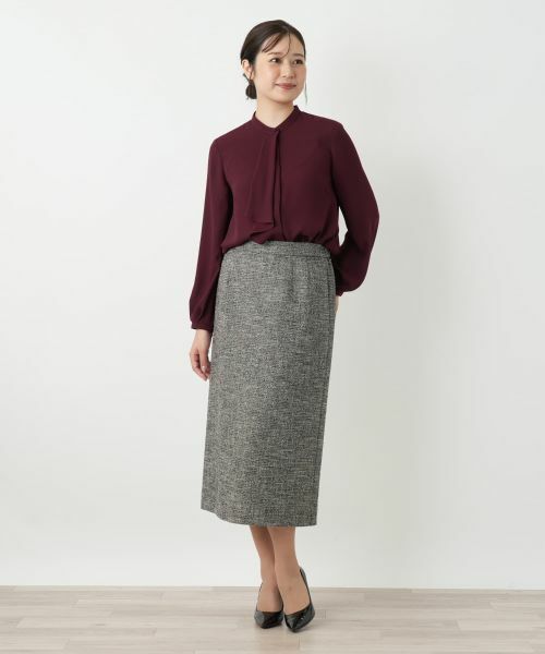 Leilian / レリアン シャツ・ブラウス | ボウタイ風ブラウス【セレモニー】【Leilian WHITE LABEL】 | 詳細1