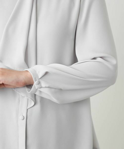 Leilian / レリアン シャツ・ブラウス | ボウタイ風ブラウス【セレモニー】【Leilian WHITE LABEL】 | 詳細13