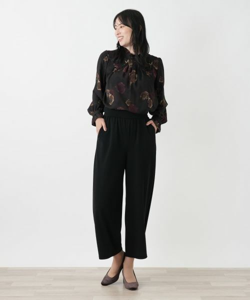 Leilian / レリアン その他パンツ | クロップドワイドパンツ【Leilian WHITE LABEL】 | 詳細1