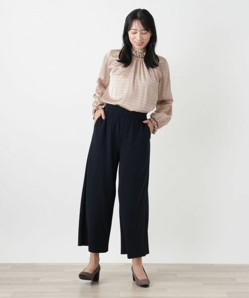 Leilian / レリアン その他パンツ | クロップドワイドパンツ【Leilian WHITE LABEL】 | 詳細4
