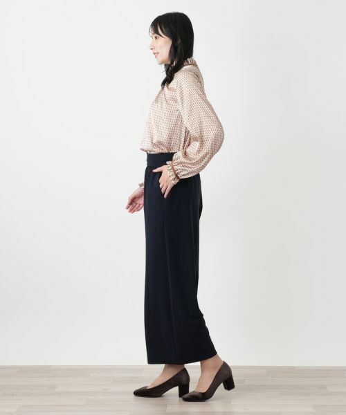 Leilian / レリアン その他パンツ | クロップドワイドパンツ【Leilian WHITE LABEL】 | 詳細5