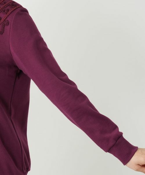 Leilian / レリアン カットソー | 刺繍スウェットプルオーバー【MUSE BY ROCHAS Premiere】 | 詳細15