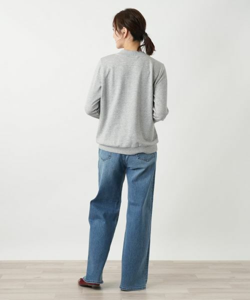 Leilian / レリアン カットソー | 刺繍スウェットプルオーバー【MUSE BY ROCHAS Premiere】 | 詳細3